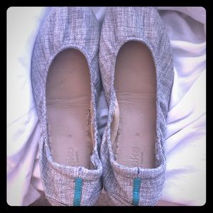 Tieks Silverlake Gray Flats - Size 9